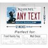 Personalized Oklahoma Native American Metal Wall Art Home Decor
