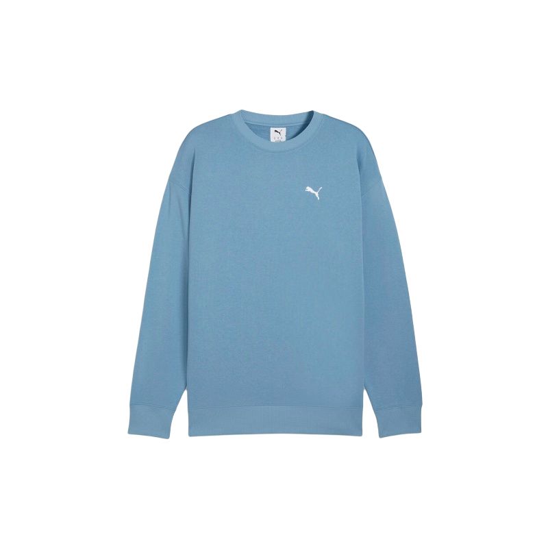 PUMA Sweatshirts Men s Blue Crew Neck Moderate 631809-34 L