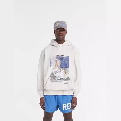 Trendy Brand REPRESENT Idol Oil Painting Washing Water Old Retro Hoodie Sweater Men's and Women's High Street Jacket
