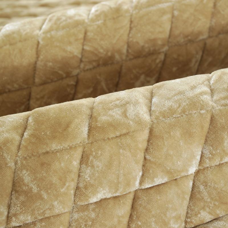 European Style Autumn and Winter Sofa Cushions for All Seasons, Fabric Non-slip Cushions, Diamond Velvet Sofa Covers for All Seasons