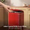 Trash Can with Legs and Wheels Slim Space-Saving for Kitchen