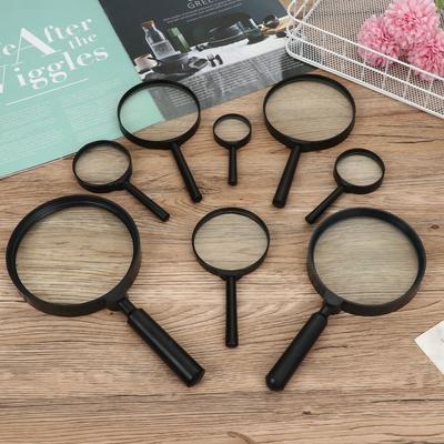 Plastic Educational Tool Insect Viewer Hand Held Magnifier Jewelry Loupe 5X Magnifying Reading Glass Lens