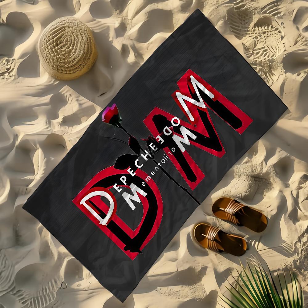 Asciugamano Rock Band D-Depeche M-Mode Yoga Palestra Yoga Palestra Leggero Portatile per Nuoto Spiaggia Viaggio Accessori Sportivi A Prova di Sabbia