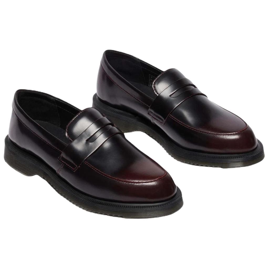 Dr. Martens Temara Leather Vintage Slip-On Loafers Women Loafers Cherry-Red 41360600