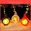Christmas Santa Claus Snowman Lantern With Led Light For Holiday Decor And Gift Idea