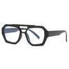 New anti-ultraviolet retro simple square sunglasses fashionable personality high value trend thin sunglasses