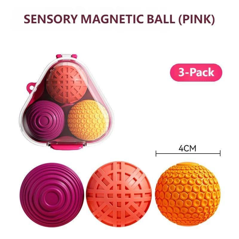 Silikon Magnetische Sensorische Bälle Fidget Spielzeug Kind Erwachsene Angstlinderung Stress Sensorische Spielzeuge Texturen Dekompression Magnetischer Ball