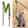 Cat Stick Toy Soft Scratch-Resistant Interactive Cat Teaser Toy Cartoon Snake Shape Cat Wand Toy Pet Supplies
