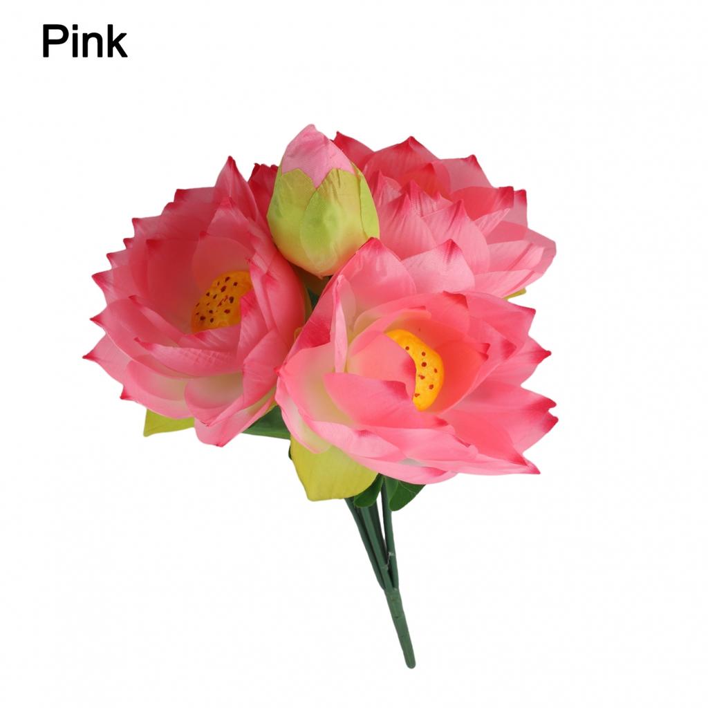 Fake Flower For Wedding Home Party Silk Water Lily