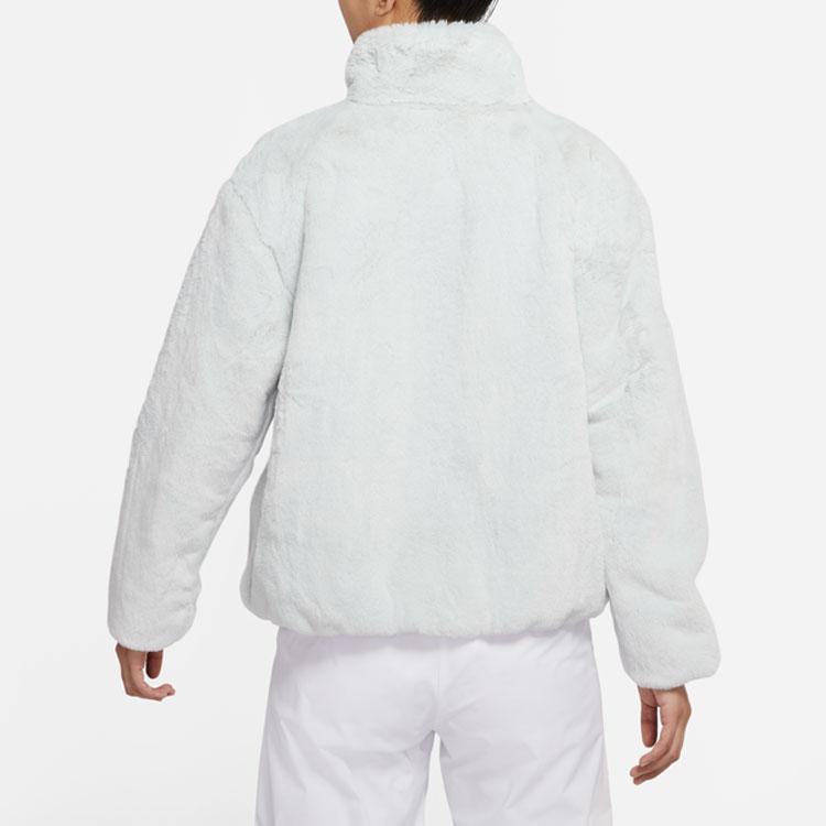 Nike Womens Oversized Swoosh Logo Jacket (Asia Sizing) Photon Dust Women Streetwear DO3792-025