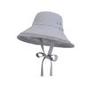Summer Big Brimmed Fisherman's Hat Solid Color Sunscreen Hat Women's Outdoor Travel Mountaineering and Fishing Sunscreen Hat