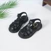 Summer Girl Soft Sole Roman Sandals Baby Princess Closed Toe Shoes Children Non Slip Beach Shoes