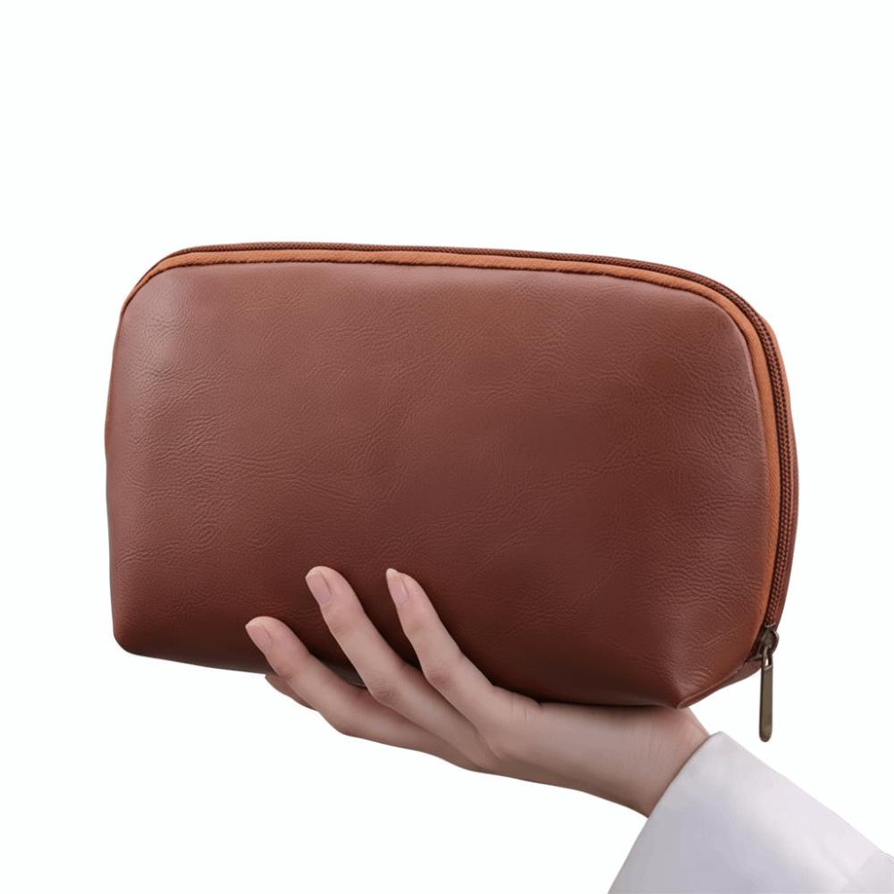 Přenosná USB organizér taška Jednobarevná taštička na ukládání kabelů pro uložení elektronických doplňků