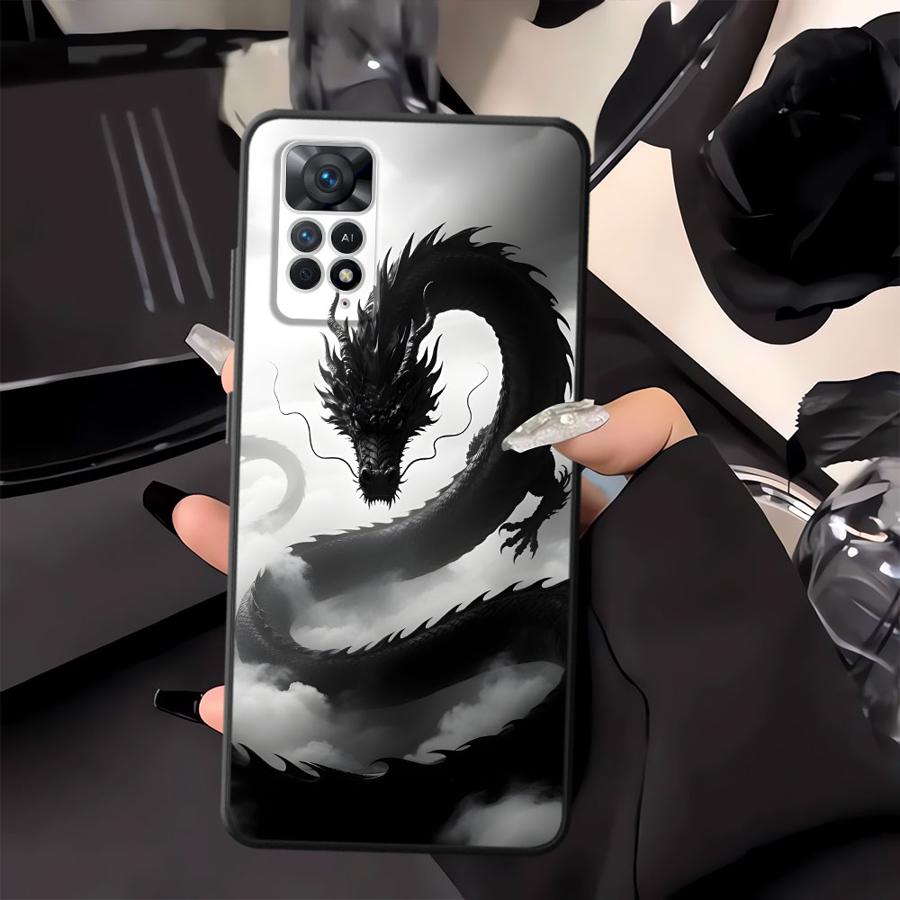 Cool Dragon Funda Phone Cover Case for Xiaomi Redmi Note 10S 9S 9 12 Pro 14 13 Pro Plus 10 11 11s 12s 7 8
