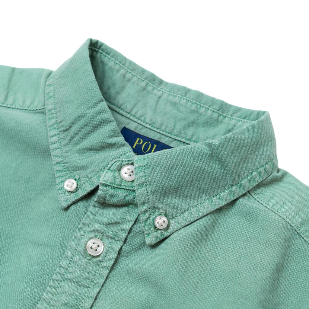 Polo Ralph Lauren Casual Shirt Pony Embroidery Print Single-Breasted Short Sleeve Kids tops 323970149-001