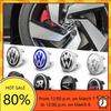 For VW Volkswagen Jetta MK5 Golf 4Pc 55mm 56mm 60mm 65mm For Volkswagen VW R Polo T5 Golf Passat Scirocco GTI R-Line Car Wheel C VG7Y3