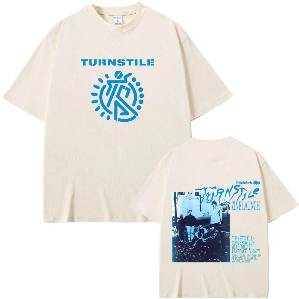 TURNSTILE Tshirts 2025 New Tour Graphic Print T-shirts Men Women Fashion Casual Rock Streetwear Short Sleeve Cotton Tops
