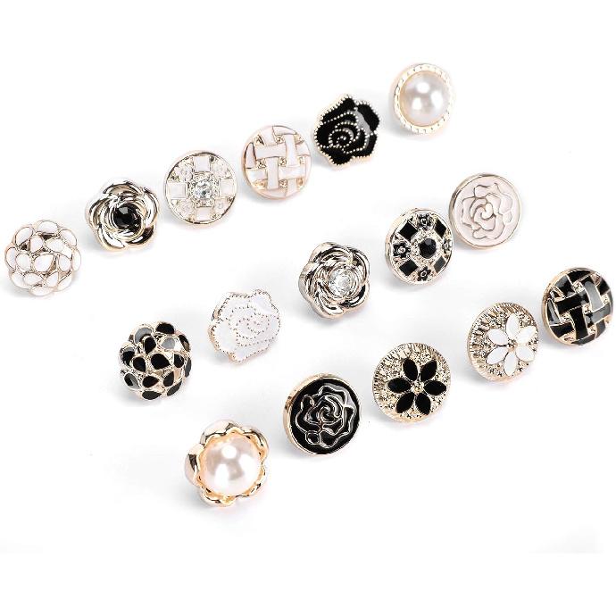 Cover Up Button Pins, 30PCS Brooch Pins for Clothes, Safety Brooch Buttons, Accidental Exposure Prevention Invisible Buttons for Women Girls Clothes