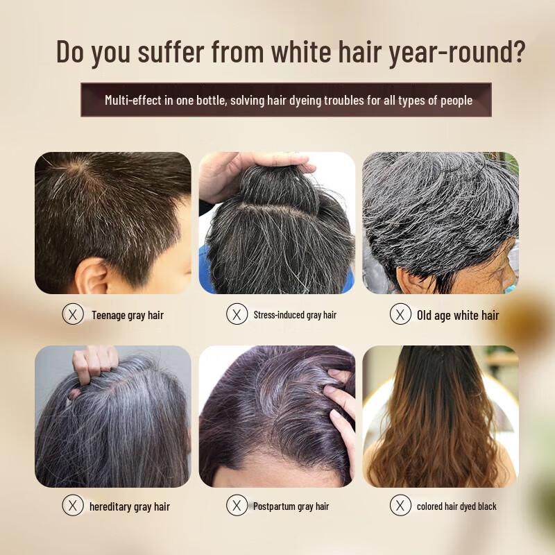 Tong Ren Tang Natural Black Hair Dye for Gray Hair