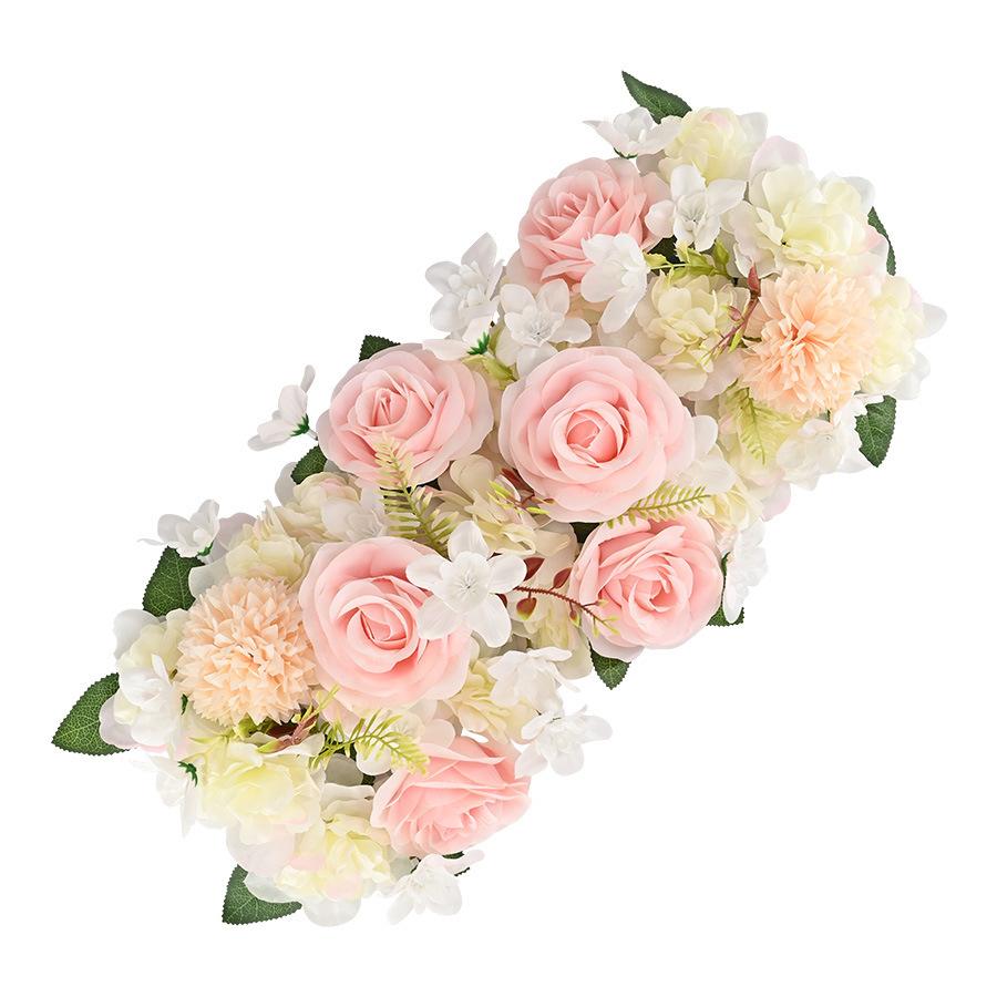 Handmade Rose Artificial Bouquets, Wedding Aisle/arch Silk Floral Rows, Faux Flower Walls Artificial Flower Arrangement