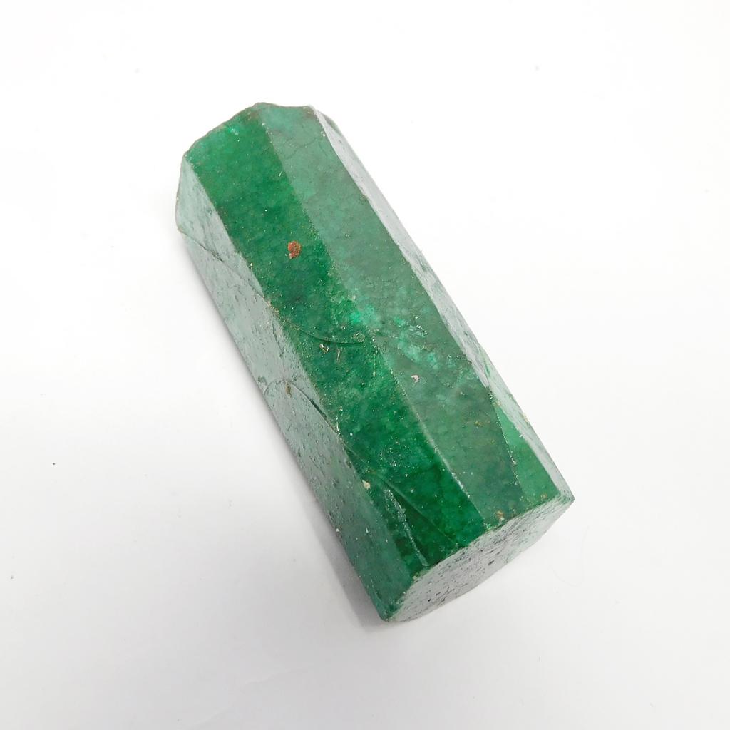 Natural Green Emerald Rough CERTIFIED 518.85 Ct Uncut Authentic Loose Gemstone P-2803-h