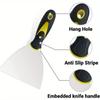 5-pack Spackelspade Skrapa, Rostfritt Stål Spackelspade Skrapa, Tapetskrapa Färgskrapa Verktyg för Spackling av Gips och Lera, Tejpning
