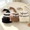 Thickened Children's Knitted Hat No Brim Baby Knit Hat Cute Kids Beanie Hats  Autumn