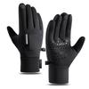 Men's Winter Cycling Gloves: Fleece Lined, Windproof, Waterproof, Touchscreen-Compatible for Outdoor Sports and Mountaineering