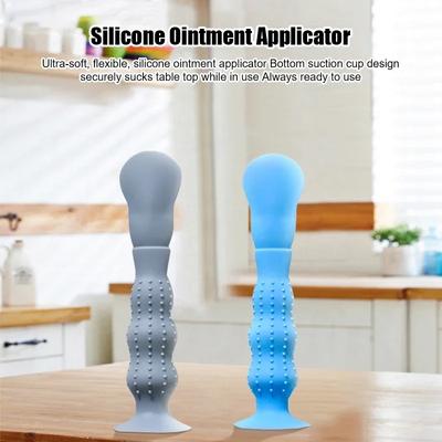 Applicatore di Unguento in Silicone per Animali Domestici Rimuovi Macchie da Lacrime per Cani Pennello in Silicone per Pasta Rimuovi Macchie da Lacrime con Ventosa per Macchie da Lacrime Animali Domestici