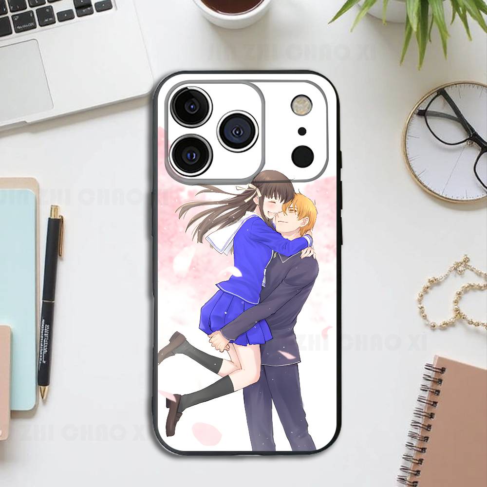 Anime Fruits B-Basket Silicone Soft Phone Case For IPhone17 16 15 14 13 12 11 Pro Max Plus X XR SE Cover