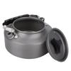 1.1L Outdoor Camping Wandern Kessel Wasserkessel Tragbare Kaffeekanne Teekanne Picknick SetOutdoor