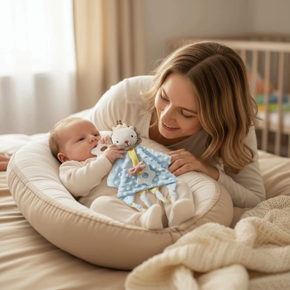 Soft Plush Security Blanket Soothe Appease Comforter Toy Towel Doll Snuggle Blanket  Infant Toys
