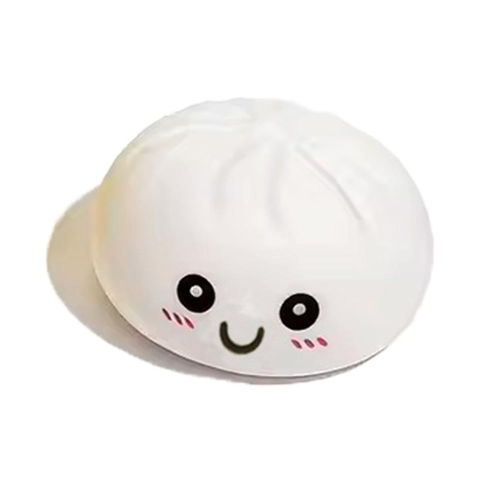 Colorful Dumpling Squishes Kawaii Bedroom Desktop Decoration Dumpling Vinyl Doll Night Light Luminous Toy Surprise Girl Gifts