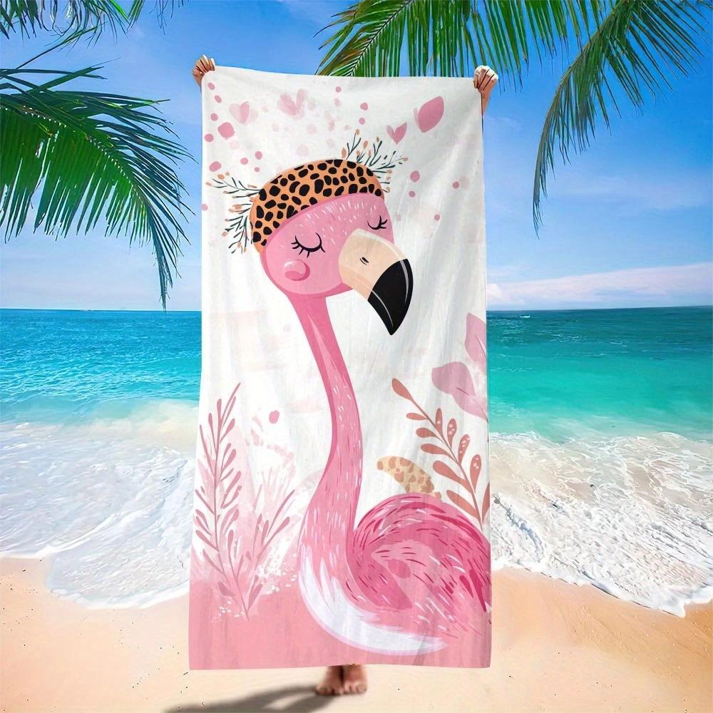 Flamingo Beach Towel Adult European And American Bath Towel Class A Large Bath Towel Absorbent Quick-Drying Towel Adult