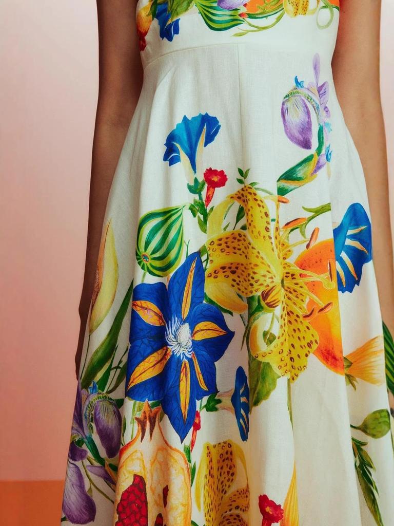 Europäisches & Amerikanisches Lässiges Mode-Maxi-Slip-Kleid - Strandstil Bedruckt für Damen (2026)