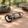 Outdoors Gear Rails Mount Buckles Accessory for Backpacks Carry, Metal Hanging Hoop Connectors for Camping and Hiking
