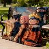 1pc Naruto Team Outdoor Flannel Blanket for Girls Soft, Lightweight Throw Perfect for Camping, and Gifting, Digital