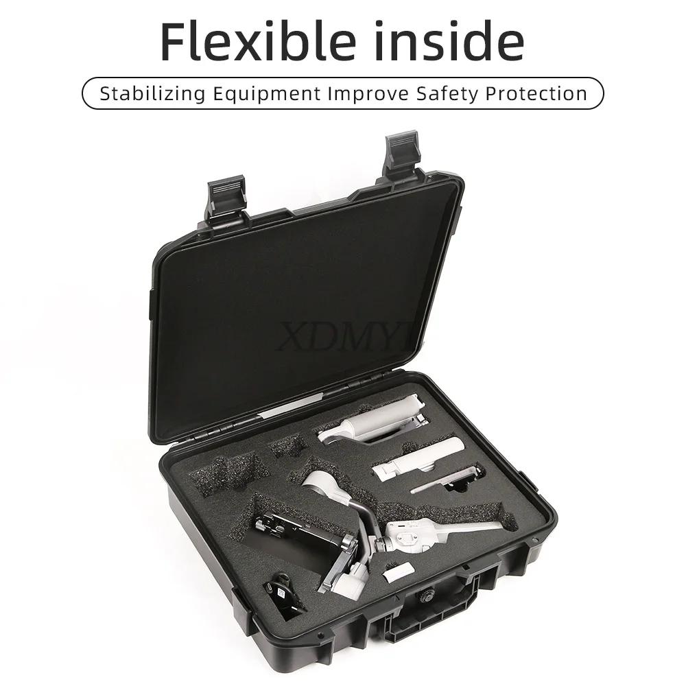 Safety Protective Explosion proof Case Large Capacity Suitcase Hard Shell Box For DJI RS 4 Mini Handheld Stabilizer Accessories