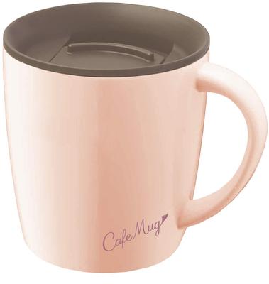 Caneca Térmica Asvel MG-T240, 240ml, Rosa Pérola, 12.3cm L x 9.3cm P x 10.3cm A, com Tampa