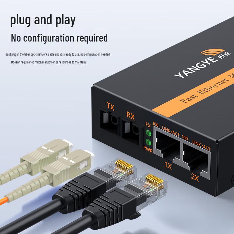 Yangye 100M Multimode Dual Fiber Optic Transceiver