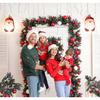 2 Pack Christmas Santa Claus Porch Light Cover Decorations Outdoor,red Lightpost/lamppost Covers For Holidays Home Door Decor - DD
