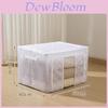 Pe Material Foldable Storage Bin With Printed Design For Bedroom Closet Organization