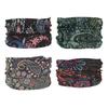 for Women and Head Half Face Paintball Neck Colorful Cashew Nut Flower Cool Colors [SMEHCF] Multi-Purpose Bandanas, 4-Pack, Men, Headbands,