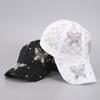 Lace Visors Cap Butterfly Mesh Peaked Hat Fashion Flower Baseball Cap  Outdoor