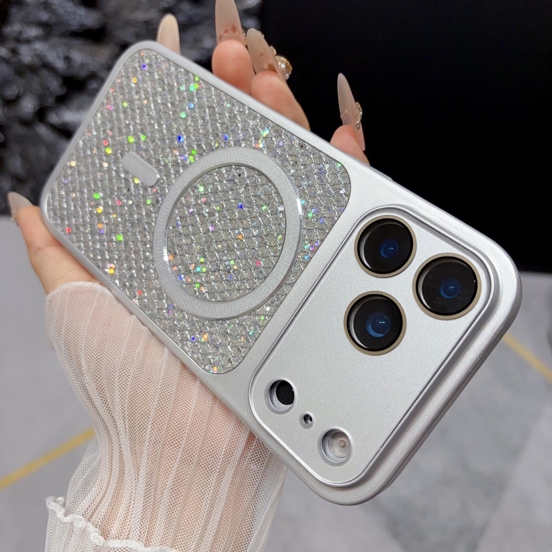 

Luxury Magnetic Glitter Drop-proof Case for Apple 17 Pro Max Apple 17
