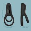 Vibrating Cock Ring for Men Clitoris Stimulation Ejaculation Delay Penis Ring Adult Supplies Sex Toy for Couples