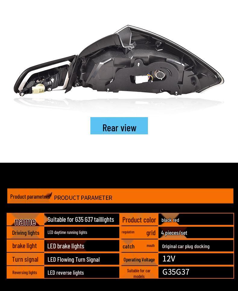 Infiniti 03-15 G Series LED Tail Light Assembly