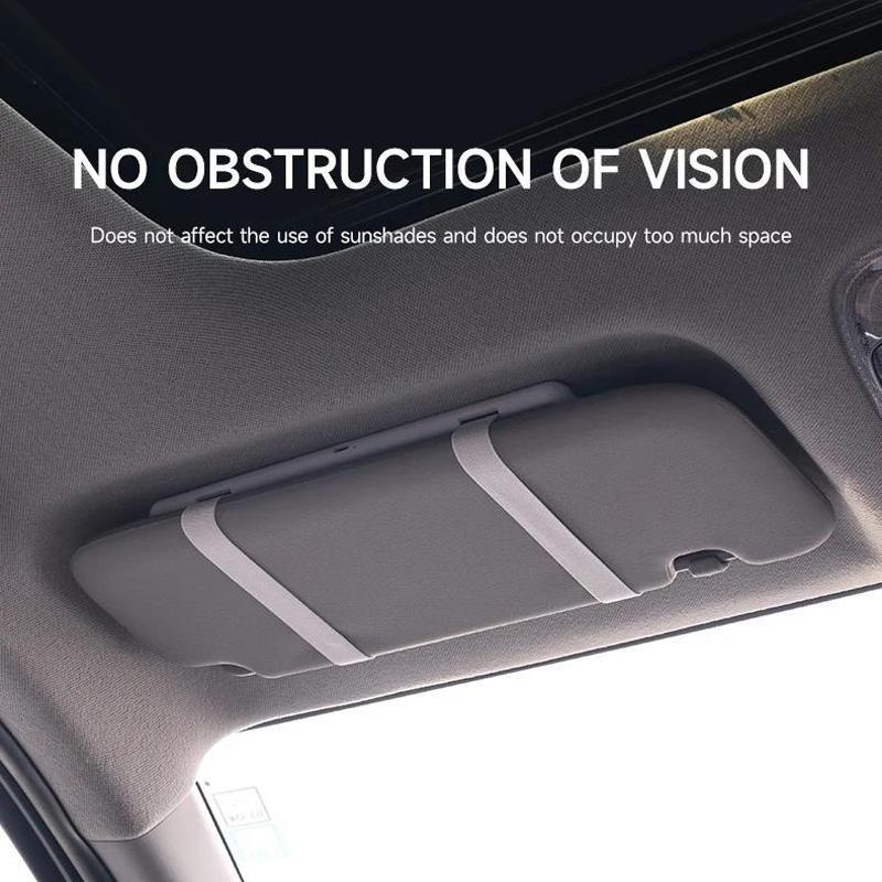 Car Interior Mirrors Sun Visor Plate LED HD Makeup Mirror for Girls Women Rechargeable Fill Light Thin Vanity Mirror