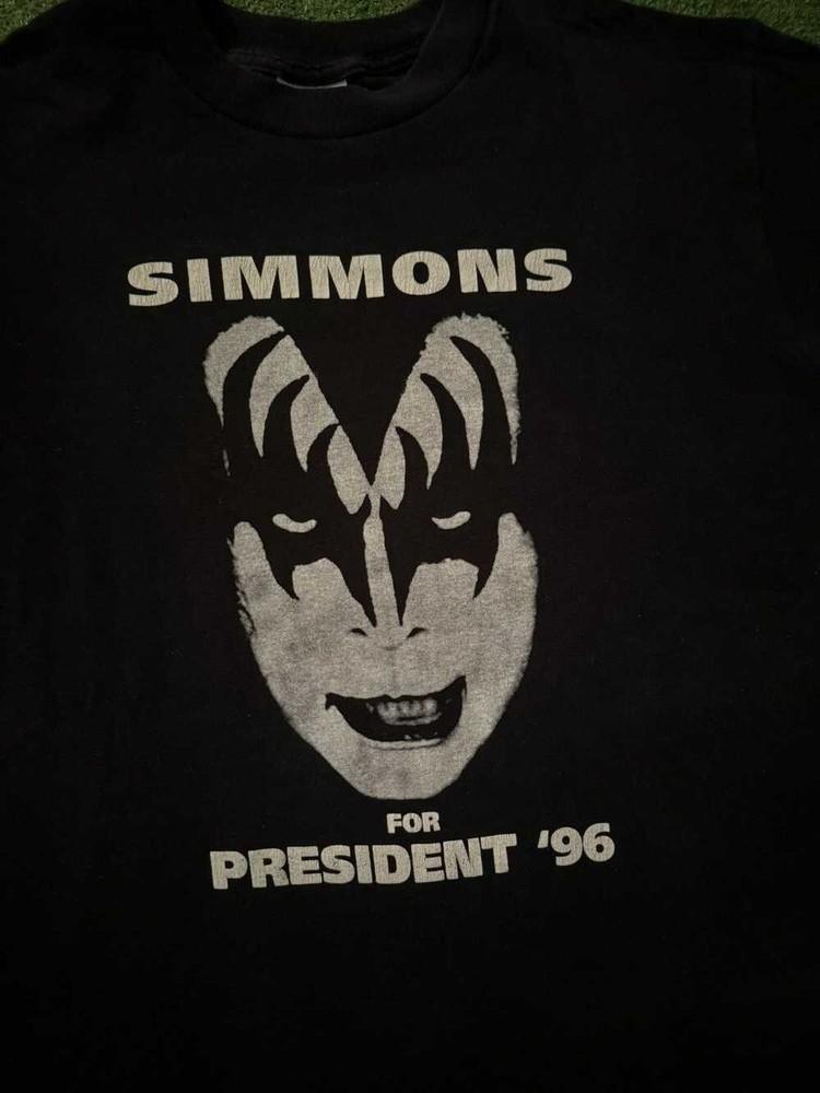 Gene Simmons Music Band 1996 T-Shirt Unisex Cotton Tee All Size S-4XL M524 Unisex T-Shirt L