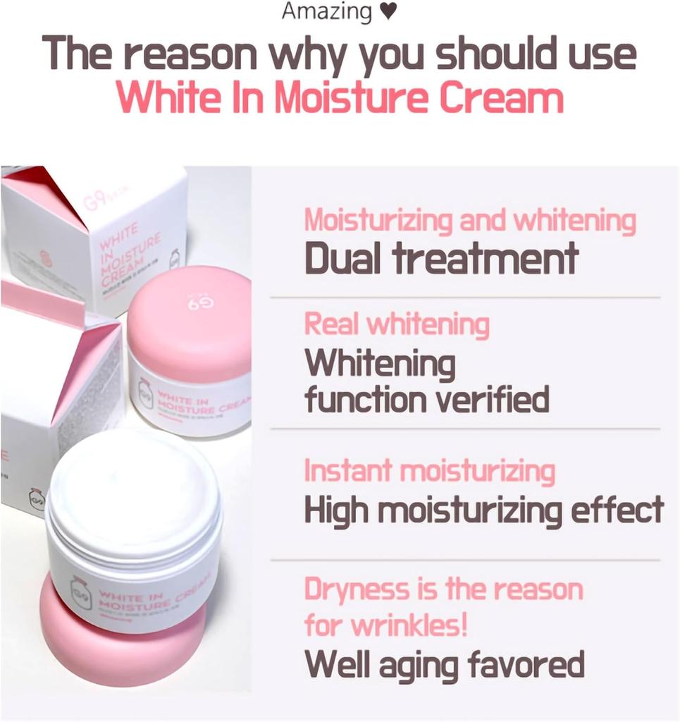G9SKIN White In Moisture Cream 100ml